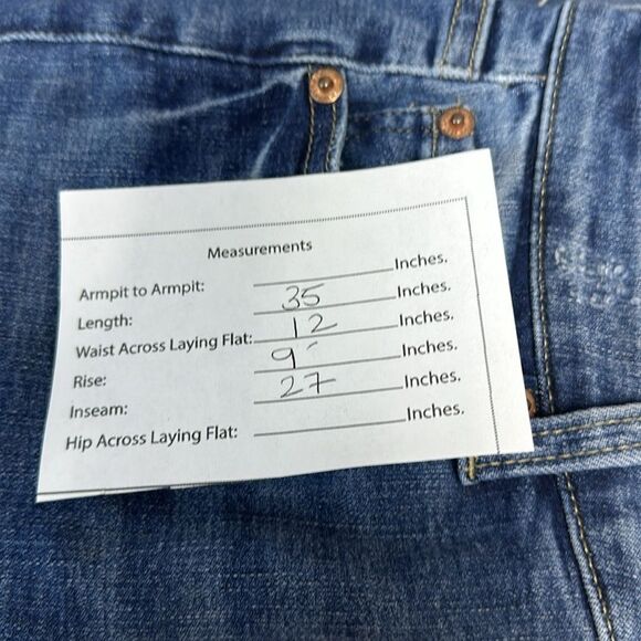 Pistola Special A Skinny Distressed Jeans Women's Dark Wash Sz 25 Mid Rise - Picture 10 of 10